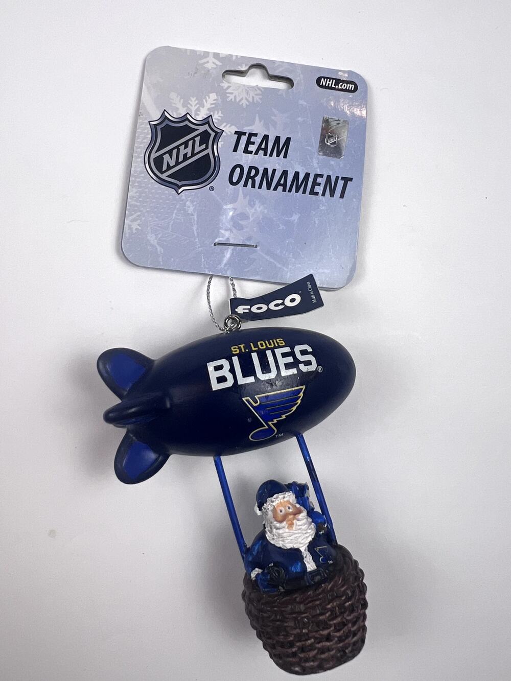 St. Louis Blues Hockey Blimp Santa